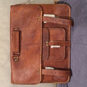 Leather Messenger Bag